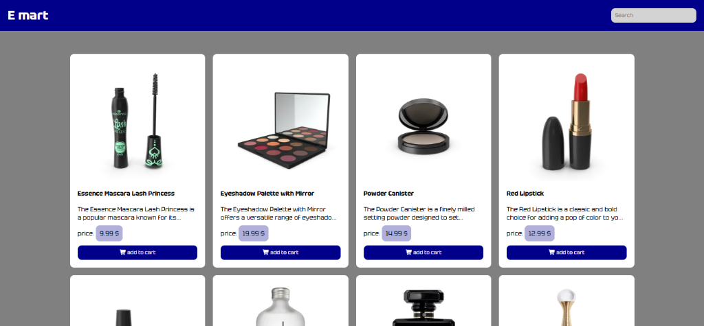 E-mart E-commerce Website Preview